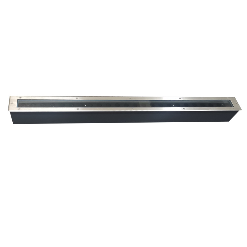 Wholesale of outdoor waterproof corridor embedded low-voltage long strip rgb floor tile lights and aluminum led buried lights details Picture