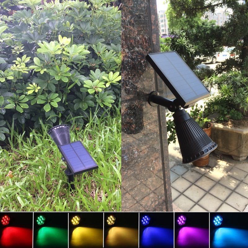 ✅ Solar tree lights, spotlights, outdoor waterproof courtyard lawn insert lights, lawn spotlights, courtyard landscape lights Specification drawing