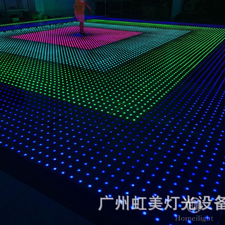 RGB video floor tiles, LED stage dancing floor tiles, pattern text illuminated floor tiles, export products full figure
