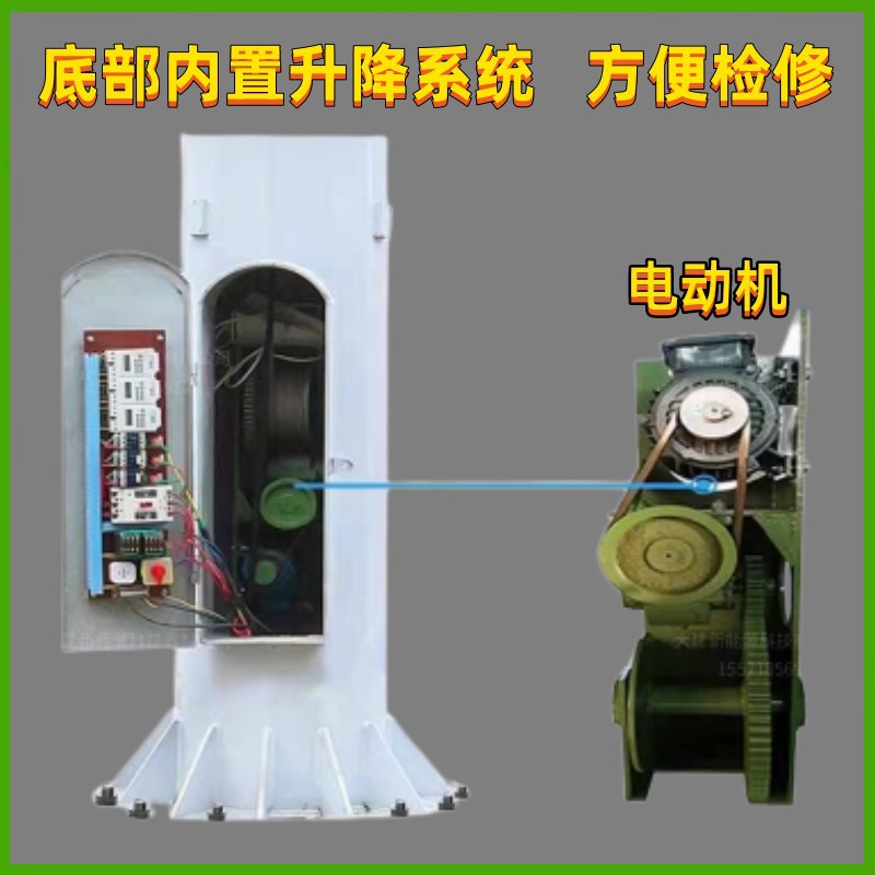 LED telescopic high-pole lamps, 8-meter square, gymnasium, stadium, port floodlights, outdoor medium and high-pole lighting street lamps Application Scenario