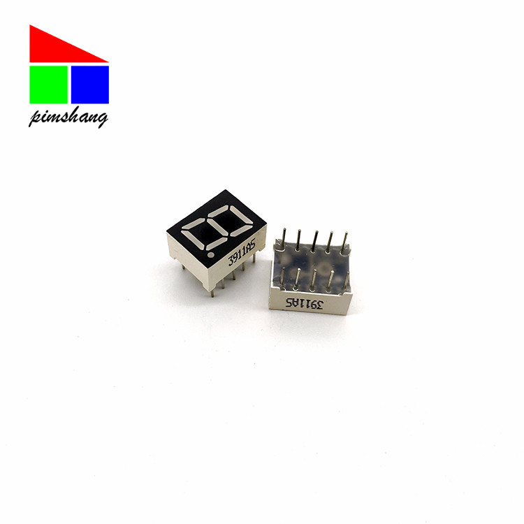 Wholesale led digital tube common cathode display 0.39-inch temperature display 1-digit common cathode blue light digital screen 3911 details Picture