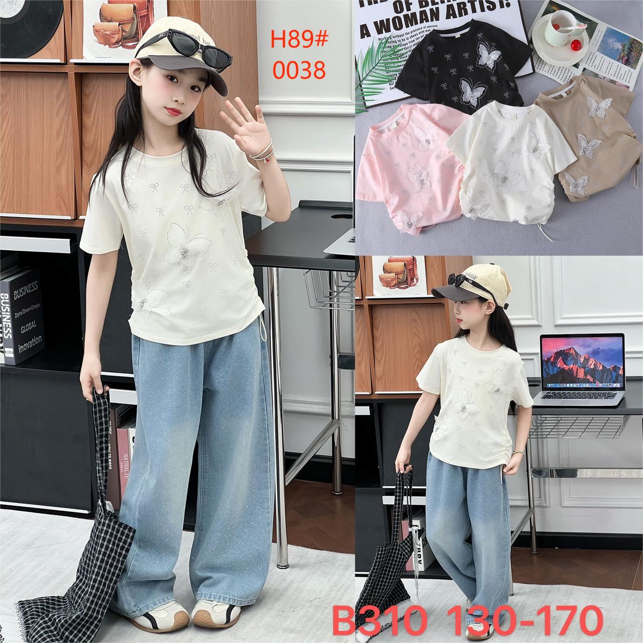 أزياء الربيع والخريف الجديدة للفتيات الصغيرات أكمام قصيرة 2025، (11) Item Picture