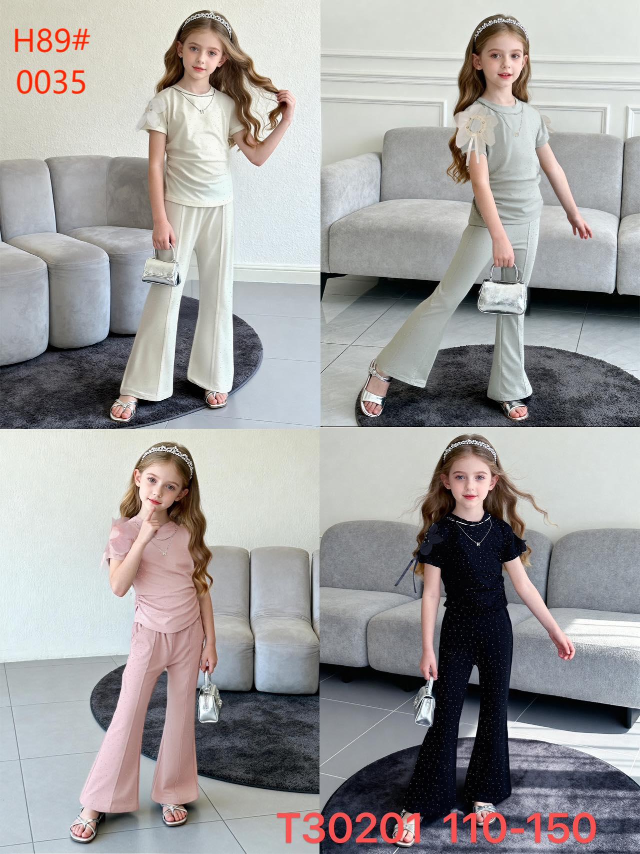 女童套装春秋新款2025年短袖小女孩秋装上衣6产品图