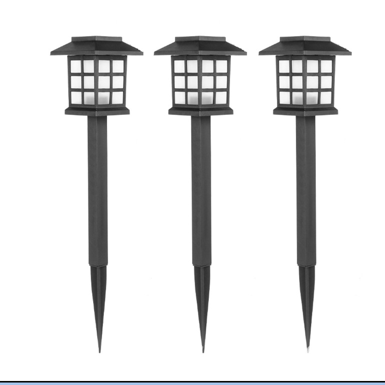 Factory wholesale solar lights, small palace lights, LED garden lights, lawn lights, outdoor small house lights full figure
