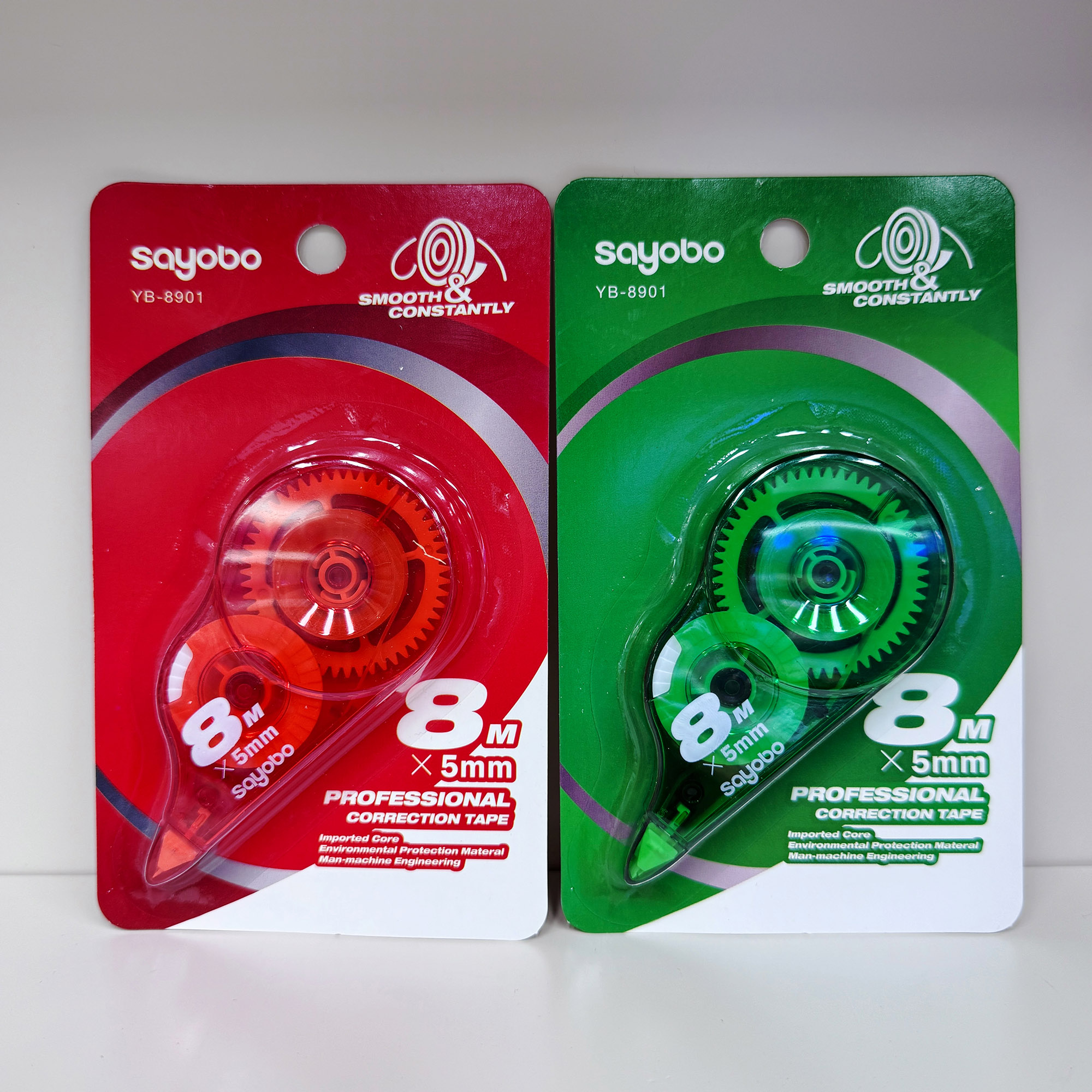 YB-8901 High-quality, large-capacity anti-drop correction tape, 8-meter ultra-thin PET transparent film, easy to use, continuous use, special for students, factory direct sales Application Scenario