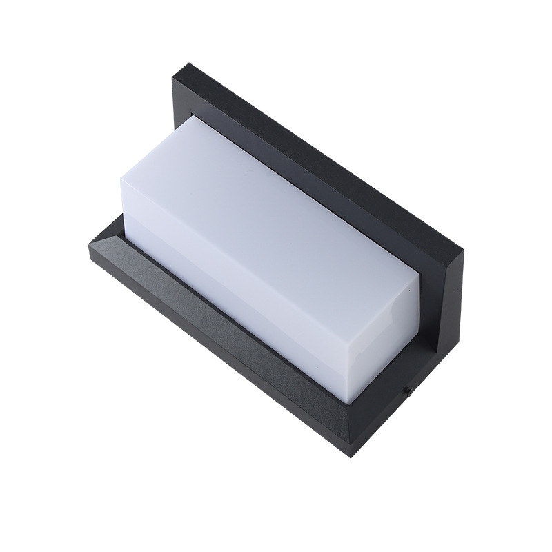 Cross-border modern and simple outdoor waterproof wall lamps, villa exterior walls, courtyard double-head spotlights, corridor and bedside decorative wall lamps Item Picture