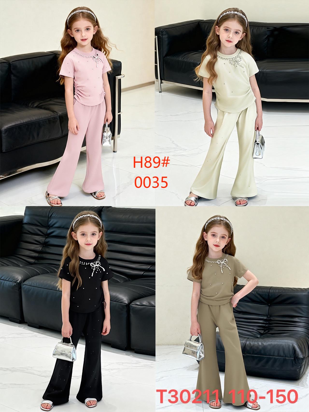 أزياء الربيع/الخريف الجديدة للفتاة الصغيرة أكمام (2025، (8) Item Picture