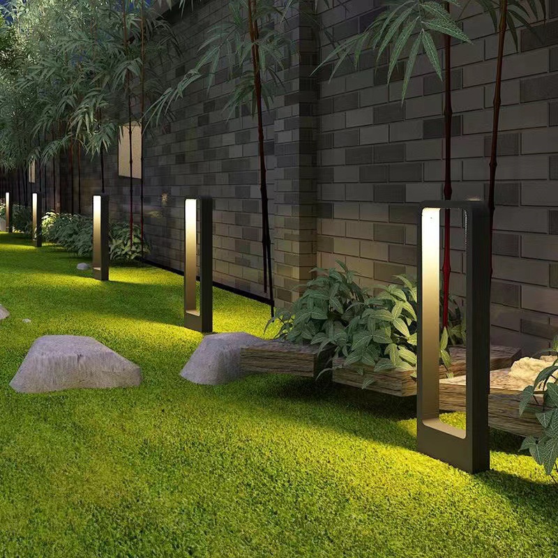 Ground-penetrating lawn lights, outdoor waterproof landscape lights, modern outdoor garden, villa courtyard lights, simple community corridor lights Specification drawing
