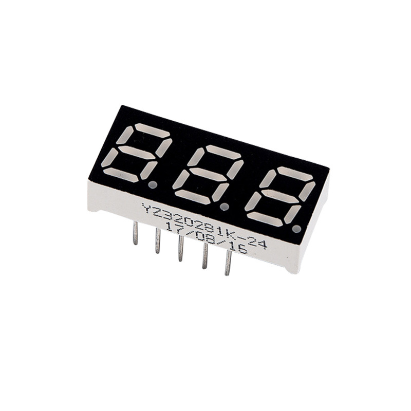 The manufacturer supplies 0.28-inch three-digit digital tube LED digital tube display module with common cathode and common anode digital tubes Item Picture