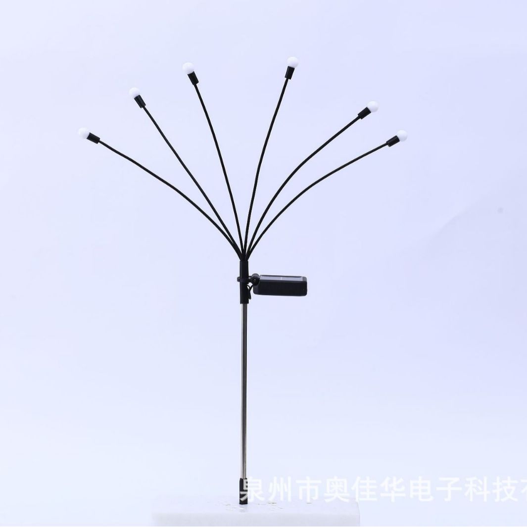 Solar-powered wind-driven firefly lawn lights, outdoor courtyard lawn lights, outdoor waterproof atmosphere lights, garden camping lights Item Picture