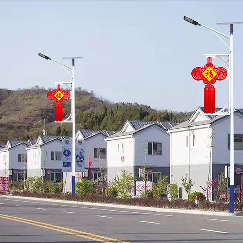 led Chinese knot street lamps, solar street lamps, outdoor Chinese knot, solar Chinese knot street lamps, lanterns Application Scenario