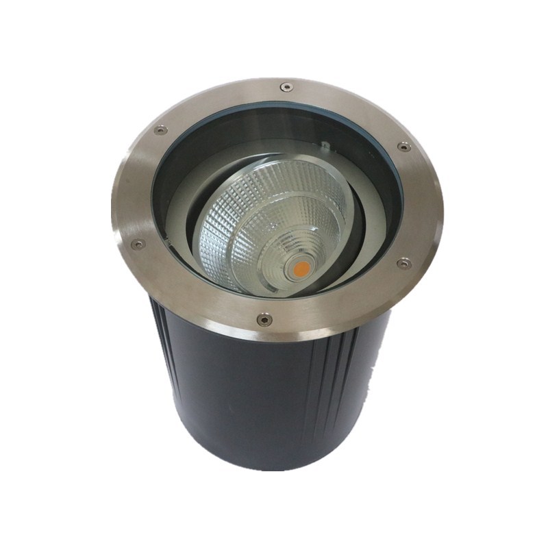 Adjustable Angle ground lights, sculpture spotlights, outdoor waterproof circular led corner lights, embedded polarized ground lights Item Picture