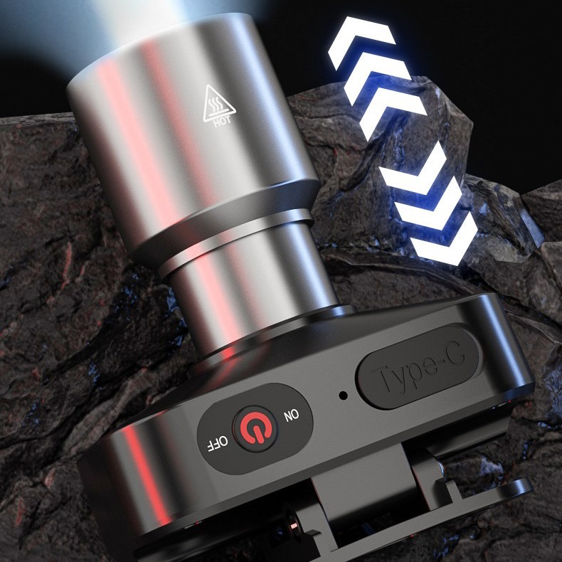 Headlamp outdoor multi-functional zoom long-lasting night fishing led light portable waterproof work light Application Scenario