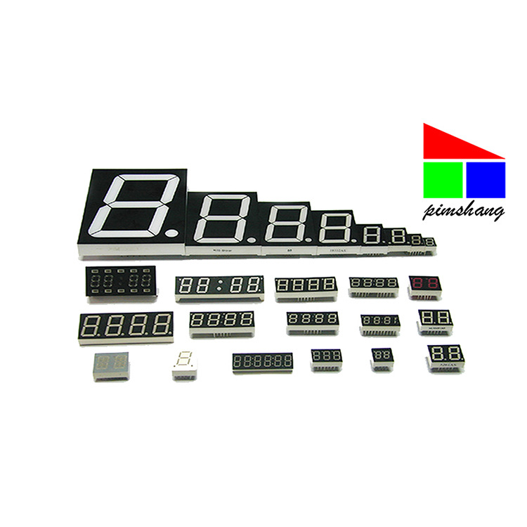 Wholesale led digital tube common cathode display 0.39-inch temperature display 1-digit common cathode blue light digital screen 3911 Specification drawing