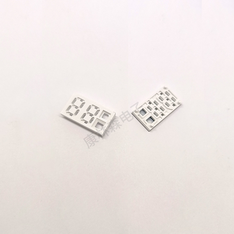 2-digit digital tube 2413 shell, 2 8 temperature display with water drop symbol, 24mmx13mm water drop shell Specification drawing