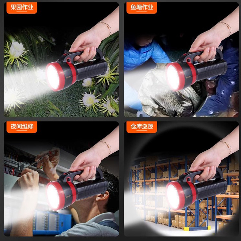 Rechargeable flashlight, high-intensity portable home outdoor long-range searchlight, led ultra-bright, long battery life Application Scenario