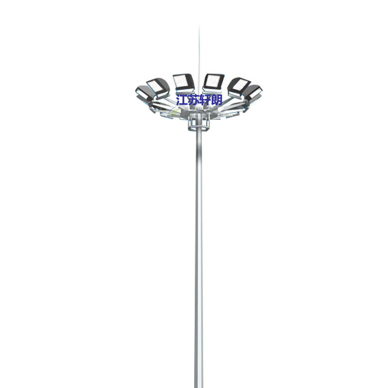 The original manufacturer supports stadium high mast lights, medium mast lights, 10-meter, 20-meter and 30-meter telescopic high mast lights, and Meihua Lighting Application Scenario