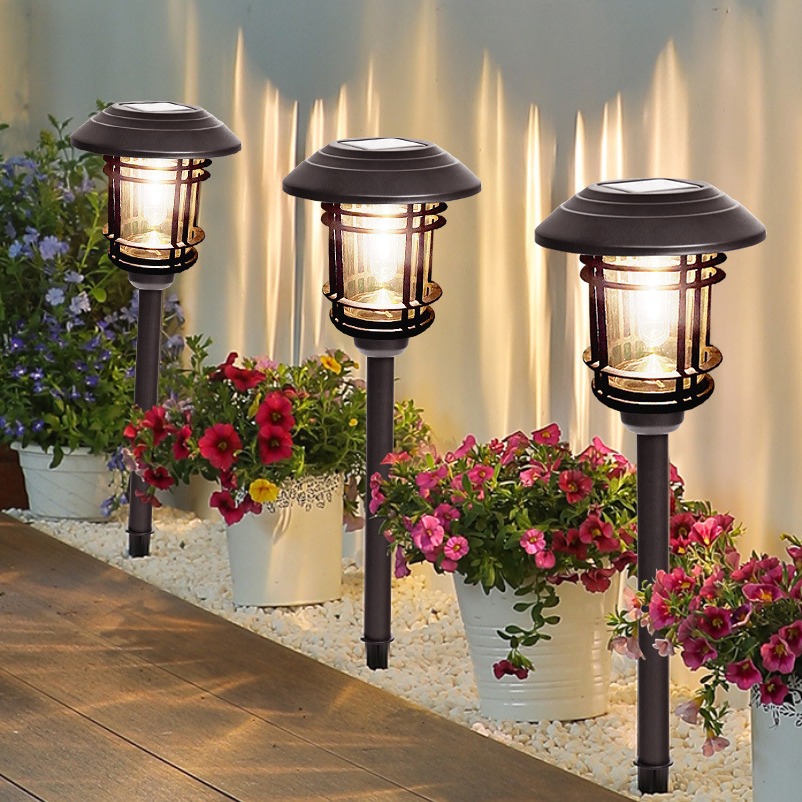 Amazon solar lawn lights, outdoor garden lights, stainless steel garden lights, led landscape lights, lawn ground lights Specification drawing