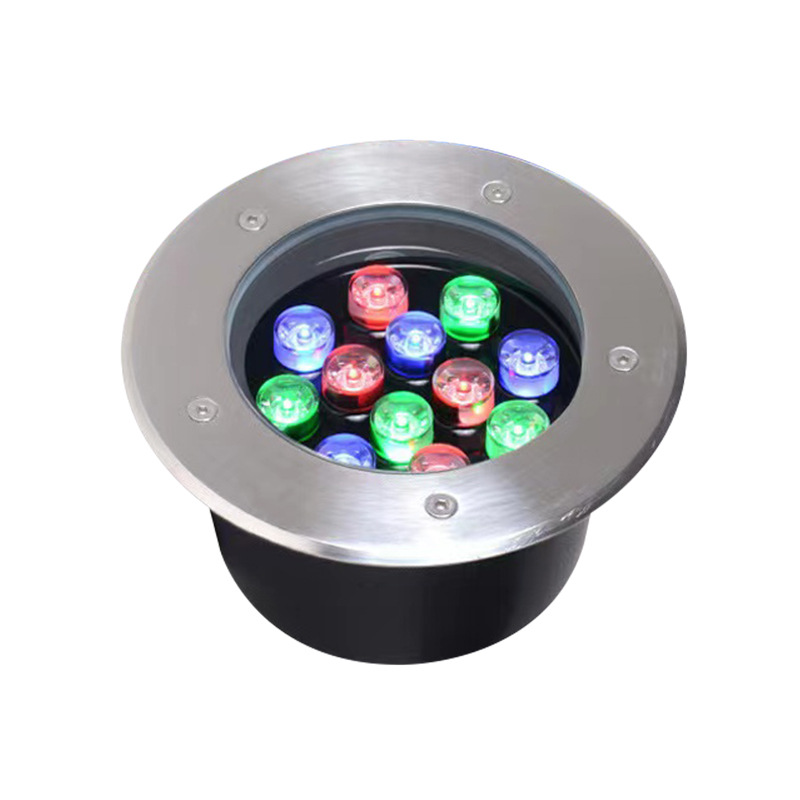 Cross-border exclusive LED embedded outdoor waterproof tree lighting, 304 stainless steel square embedded light Item Picture