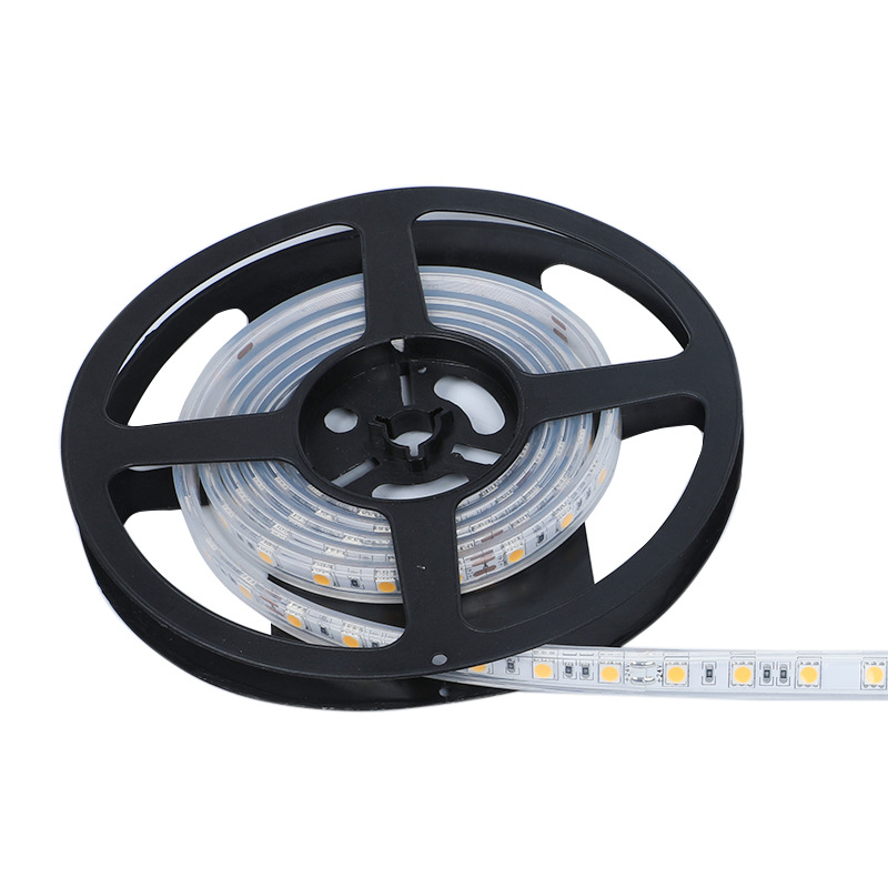 Factory direct sales of high-brightness low-voltage surface mount light strips 2835, double-row and triple-row 12V and 24V light strips, waterproof outdoor lighting lamps Item Picture