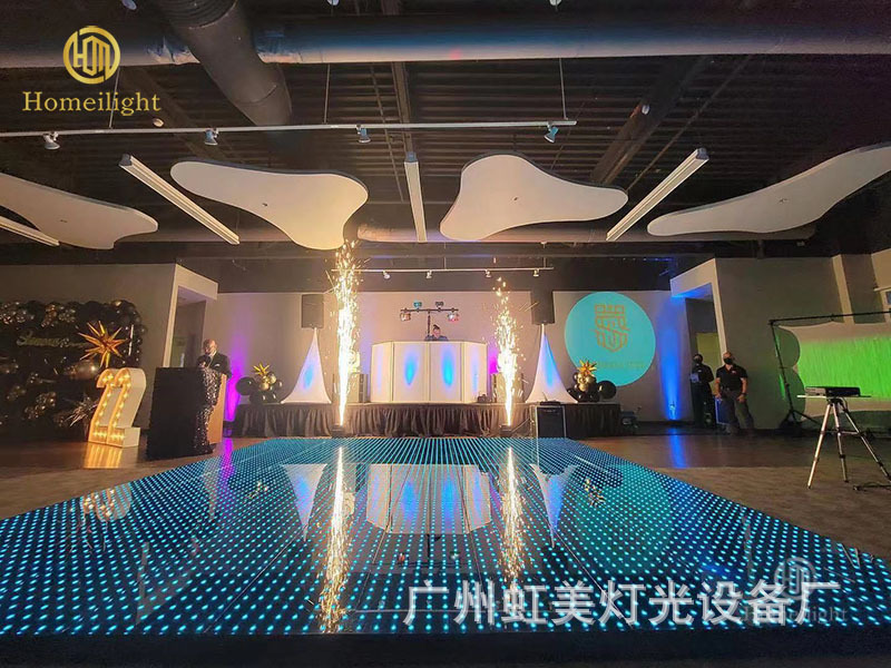 RGB video floor tiles, LED stage dancing floor tiles, pattern text illuminated floor tiles, export products details Picture