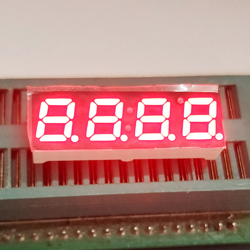 The manufacturer supplies 2481AS/BS 0.28-inch common cathode and common cathode LED digital tube four-digit digital tube display screens Specification drawing