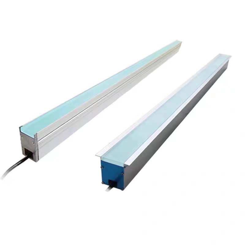 led outdoor embedded strip ground lights, waterproof step lights, indoor strip ground lights, square long strip ground lights Item Picture