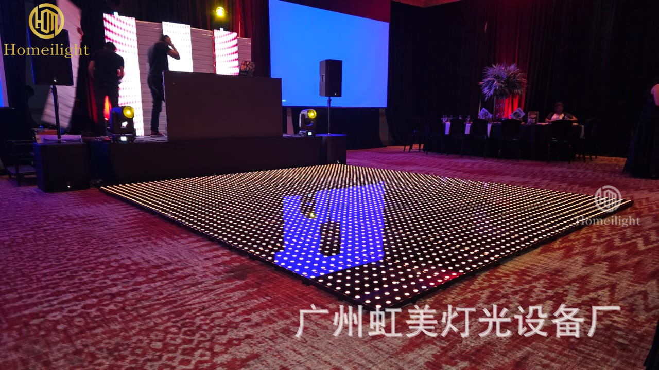 LED stage floor lights, pixel digital floor tile lights, tempered glass floor tiles, stage lighting factory direct sales Application Scenario