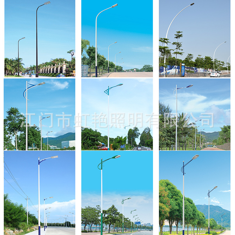 Outdoor high-power municipal street lamps, 5-meter, 6-meter and 8-meter lamp poles, municipal road lighting, ultra-bright high-pole landscape street lamps Application Scenario