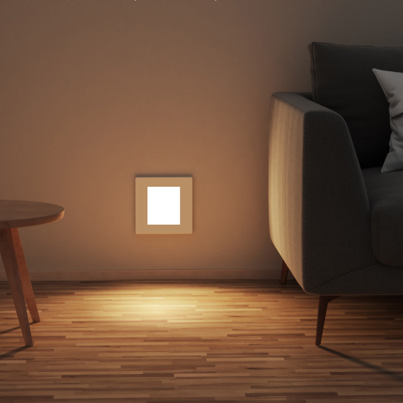 86 Type 10.5G radar microwave sensing intelligent floor light, corridor corner kick light, staircase step light Specification drawing