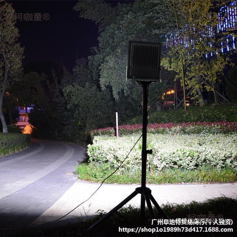 Plug-in LED floodlights, spotlights, outdoor construction site maintenance lighting, plugs, work light strips, wires, Mai Taibao details Picture