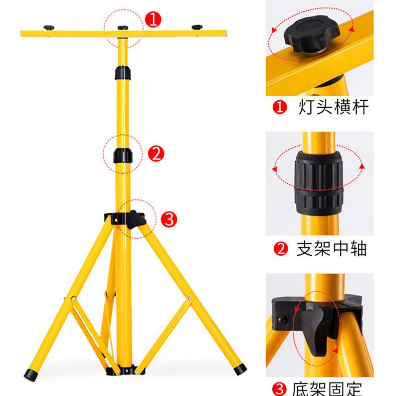 Cross-border LED stand work light, floodlight, spotlight, outdoor mobile tripod, floor-standing waterproof outdoor floodlight Application Scenario
