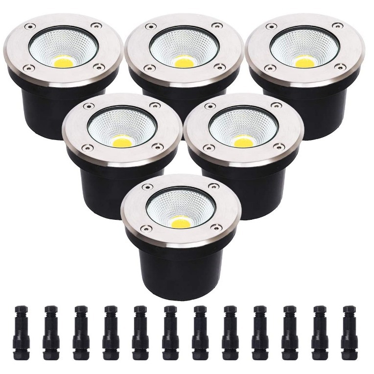 3w buried light, 5W, 6W buried light, 65mmLED RGBW, landscape light, tree lighting, 12V, 24V, 36V, 48V, DC, 125V Specification drawing