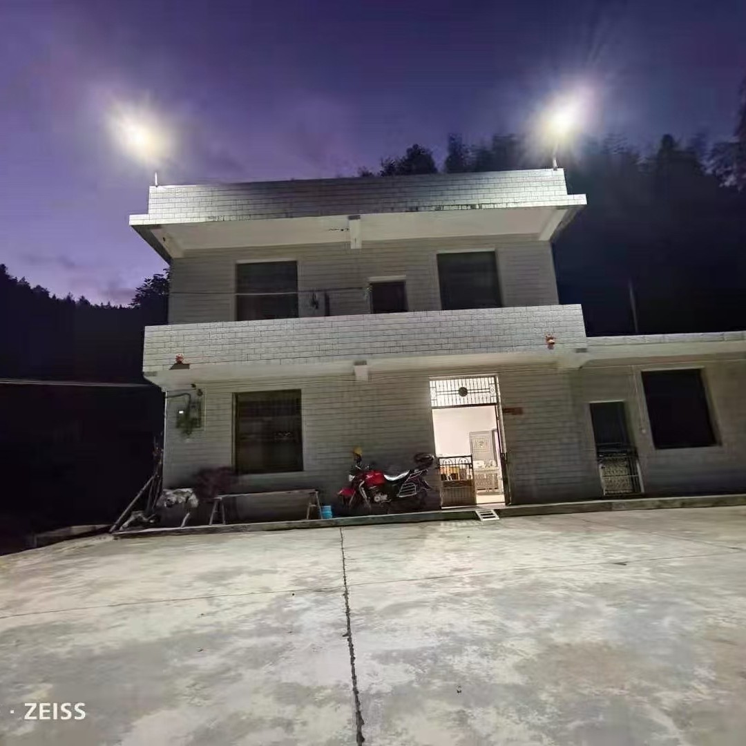 Solar wall lamps for Zhongshan factory, high-brightness solar wall-mounted lamps for rural courtyards, and street lamps for self-built houses in courtyards details Picture