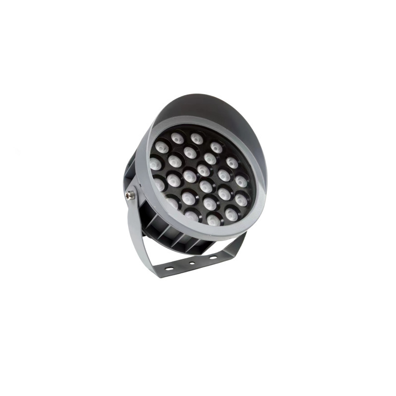 LED floodlights, outdoor waterproof floodlights, 36W circular landscape tree lights, wall, building, community and park spotlights Application Scenario