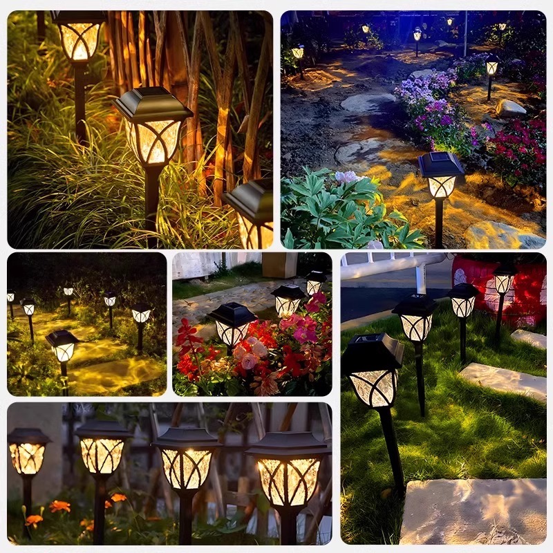 ✅ Solar outdoor lawn light, courtyard villa garden decoration, waterproof night light, yard arrangement, grassland ground insertion Item Picture