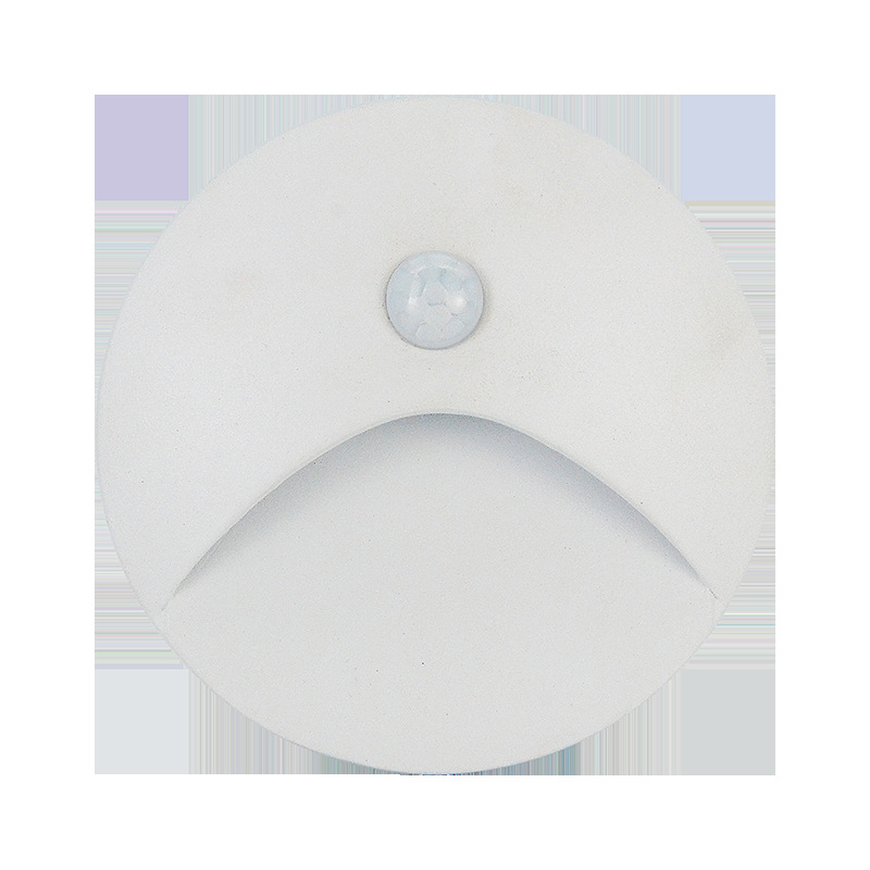 2285 Floor light LED indoor and outdoor embedded waterproof human body sensor staircase corner step night light Specification drawing