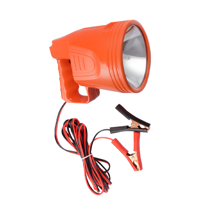 55W Marine searchlight, 24V remote HID lamp, waterproof 12V high-intensity high beam lamp, ultra-bright handheld xenon lamp Item Picture