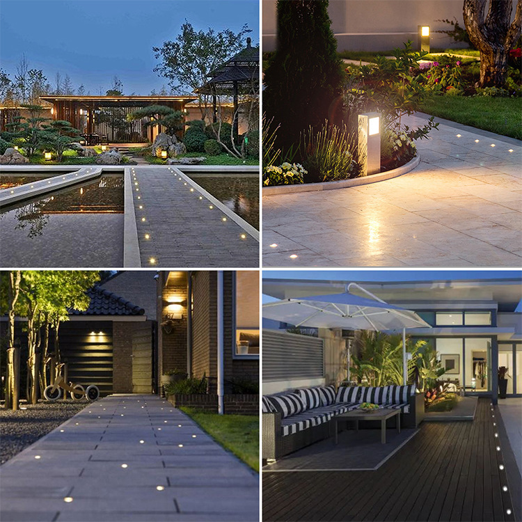 Cross-border customizable buried light, black embedded anti-glare outdoor park small LED mini buried light Application Scenario