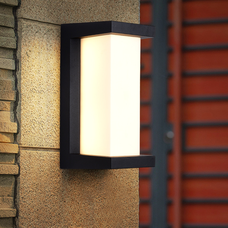 New Chinese-style wall lamps, LED outdoor waterproof, outdoor garden, courtyard, balcony, staircase, corridor, main entrance lighting wall lamps Application Scenario