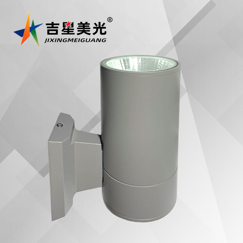 European-style outdoor wall lamp E27 lamp head model, single-head waterproof and moisture-proof LED wall lamp shell, courtyard fence, corridor wall lamp details Picture