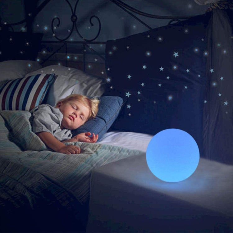 LED inflatable balls, RGB swimming pool, seven-color Christmas pond decorative lights, hanging lights, float lights, swimming pool lights details Picture