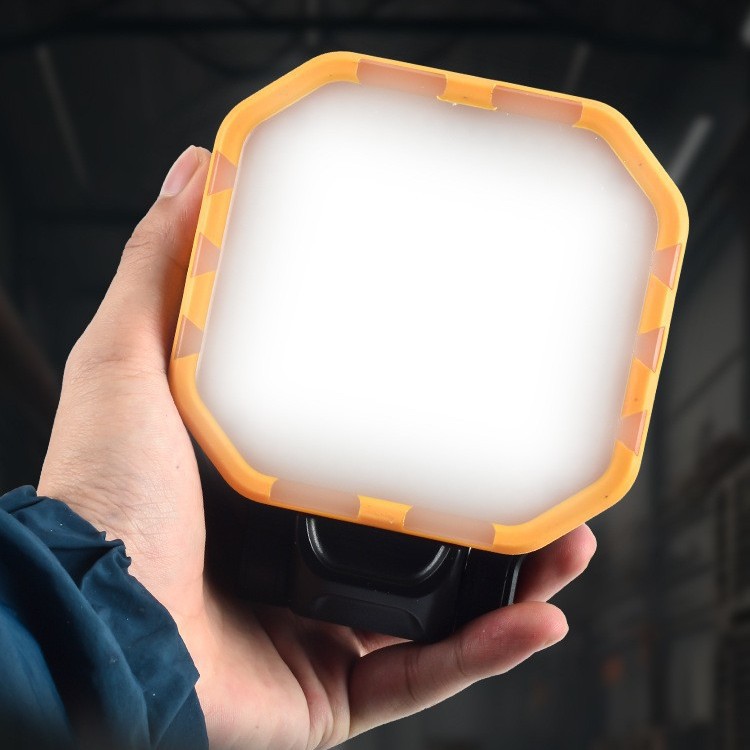 Outdoor camping lights, rechargeable work lights, handheld fill lights, rotating floodlights, magnetic hook lights, floodlights Application Scenario