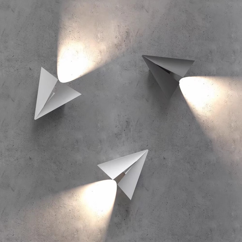 Outdoor wall lamps, bedroom bedside lamps, led simple and creative corridor, indoor and outdoor Nordic waterproof corridor and staircase wall lamps Specification drawing