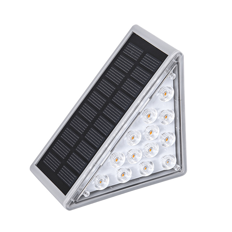 Outdoor solar stair tread light, LED step light, courtyard light, side light, no wiring required, cross-border Item Picture
