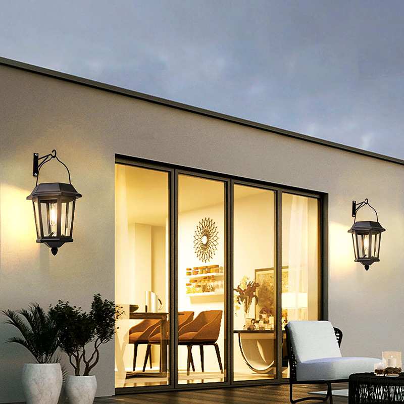 Retro industrial style, bronze color, outdoor wall lamps, corridor, corridor, balcony, outdoor waterproof garden lamps, European style details Picture