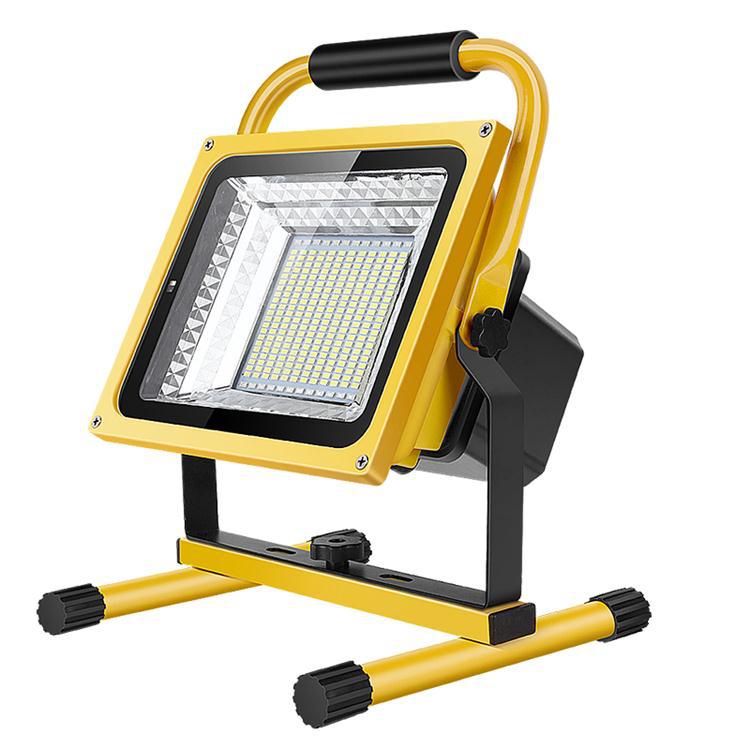 LED high-intensity charging floodlight, outdoor engineering emergency light, construction site power outage lighting, camping, street vending, portable household Application Scenario