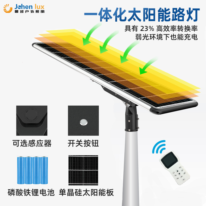 Integrated solar street lamp sensor outdoor led module new rural courtyard high-power street lamp Zhongshan lighting fixtures Application Scenario