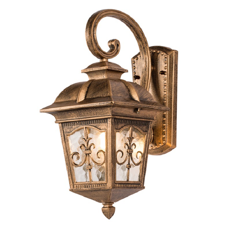 Outdoor wall lamps, courtyard lamps, new rural villa door column lamps, balcony fence lamps, European-style retro waterproof wall lamps, garden lamps Item Picture