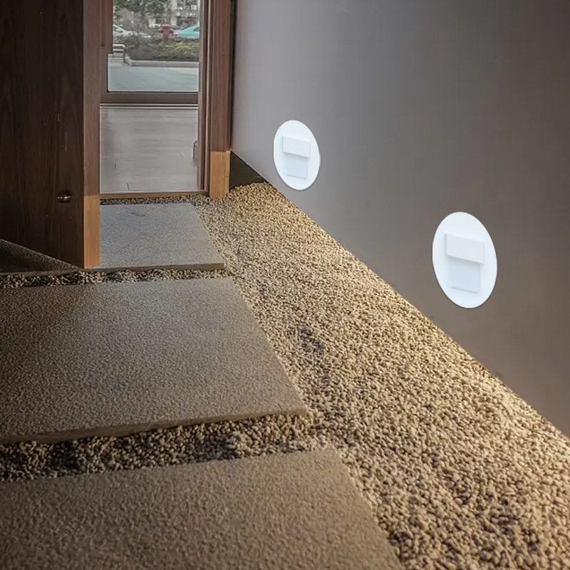 Outdoor 2280 sensor floor light, staircase light, LED embedded passage step light, treads light, sensor floor light Application Scenario